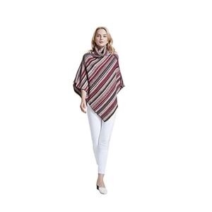 NWOT Women Turtleneck Poncho Sweater